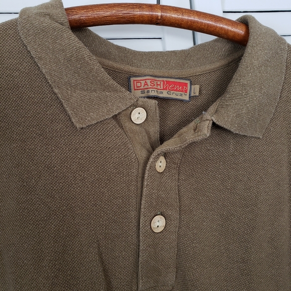 Dash Hemp polo shirt - Picture 3 of 5